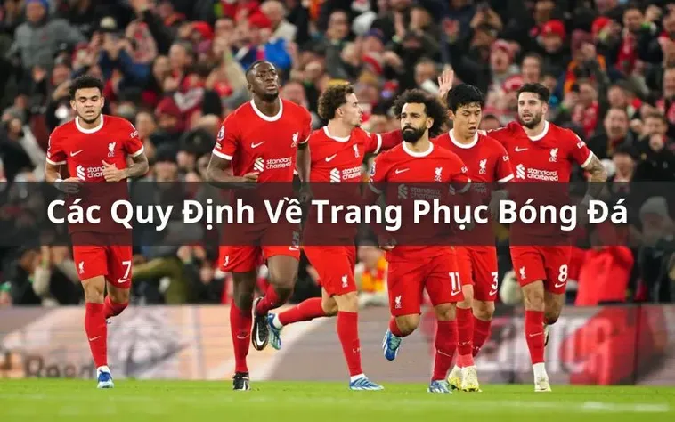 Những Quy Định Về Trang Phục Bóng Đá Tiêu Chuẩn Trong Thi Đấu